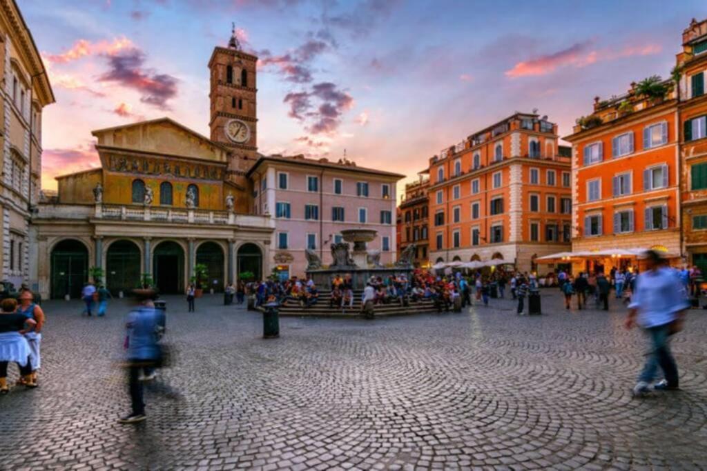 Elegante Open Space Con Vasca Idromassaggio A Trastevere المظهر الخارجي الصورة